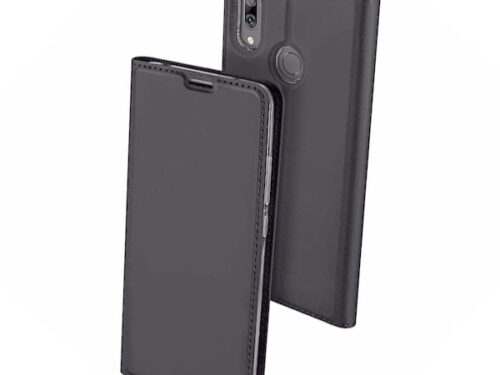 Θηκη Book DD Skin Pro Huawei Y7 2019 / Y7 2019 Prime Μαυρη