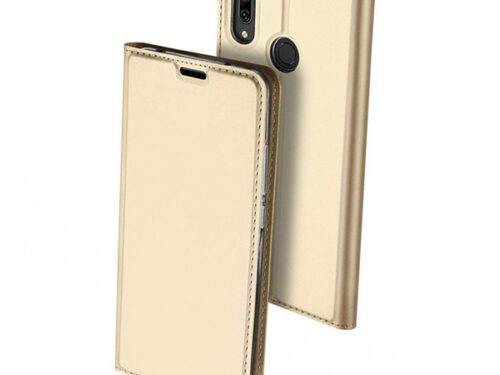 Θηκη Book DD Skin Pro Huawei Y7 2019 / Y7 2019 Prime Χρυση