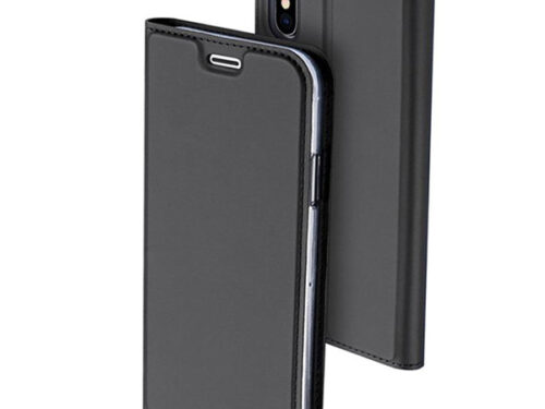 Θηκη Book DD Skin Pro Για Apple iPhone XR Ανθρακί
