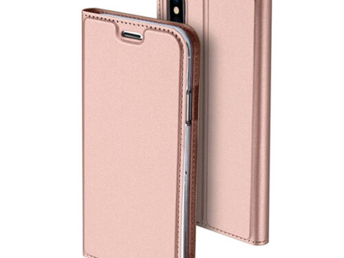 Θηκη Book DD Skin Pro Για Apple iPhone XR Ροζ Χρυσο