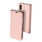 Θηκη Book DD Skin Pro Για Apple iPhone XS Max Ροζ Χρυσο