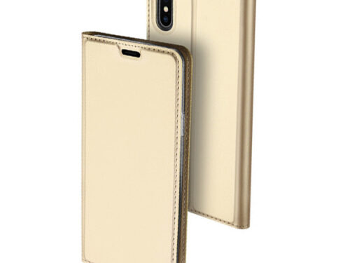Θηκη Book DD Skin Pro Για Apple iPhone XS Max Χρυσο
