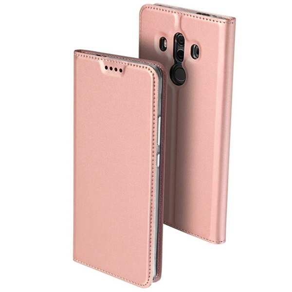 Θηκη Book DD Skin Pro Για Huawei Mate 10 Pro Ροζ Χρυση