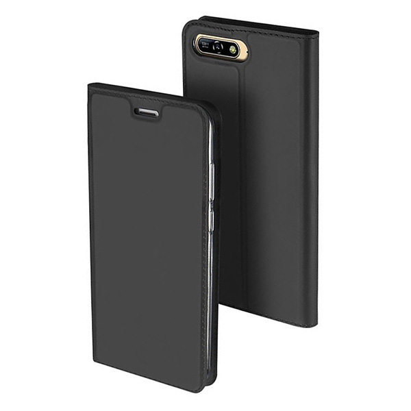 Θηκη Book DD Skin Pro Για Huawei Y6 2018 Prime / Honor 7a / Honor 7a Pro Ανθρακι