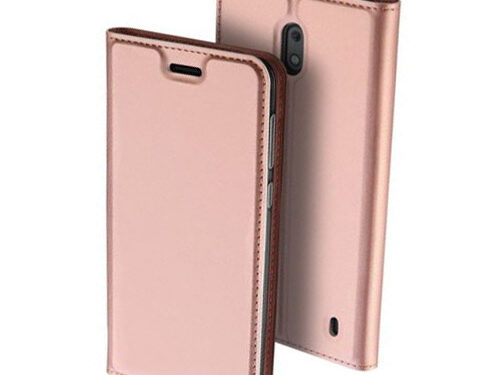 Θηκη Book DD Skin Pro Για Nokia 2 Ροζ Χρυση