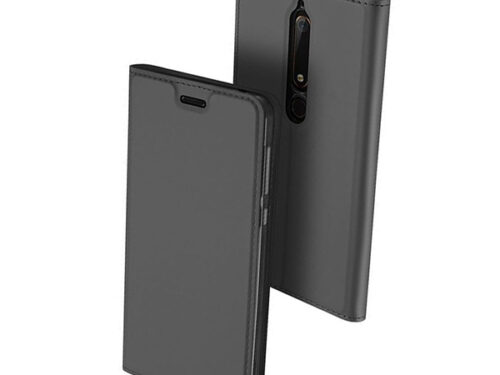 Θηκη Book DD Skin Pro Για Nokia 6.1 Ανθρακί