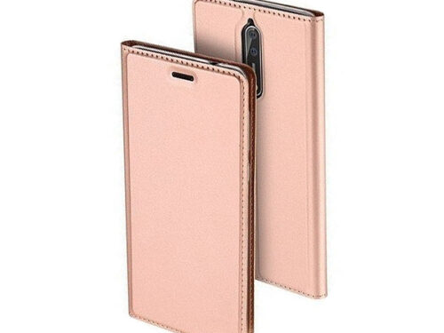 Θηκη Book DD Skin Pro Για Nokia 8 Ροζ Χρυση
