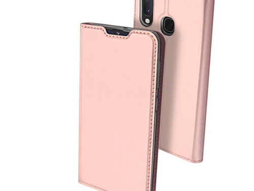 Θηκη Book DD Skin Pro Για Samsung A202/A102 Galaxy A20e / A10e Ροζ Χρυση
