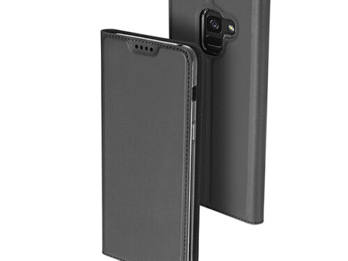 Θηκη Book DD Skin Pro Για Samsung A530 Galaxy A8 2018 Ανθρακί
