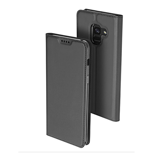 Θηκη Book DD Skin Pro Για Samsung A530 Galaxy A8 2018 Ανθρακί