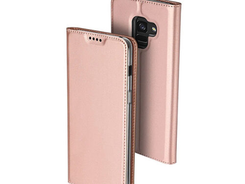 Θηκη Book DD Skin Pro Για Samsung A530 Galaxy A8 2018 Ροζ Χρυσο