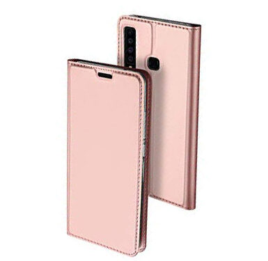 Θηκη Book DD Skin Pro Για Samsung Galaxy A9 2018 Ροζ Χρυση