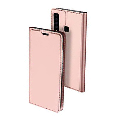 Θηκη Book DD Skin Pro Για Samsung Galaxy A9 2018 Ροζ Χρυση