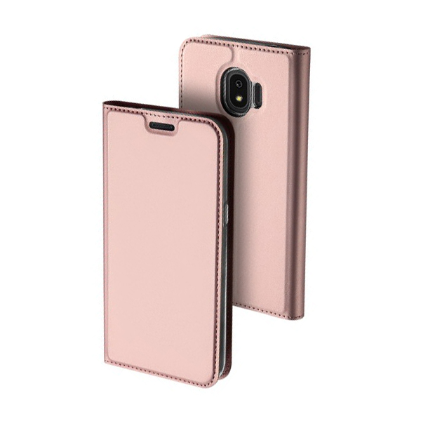 Θηκη Book DD Skin Pro Για Samsung Galaxy J2 2018 Ροζ Χρυση