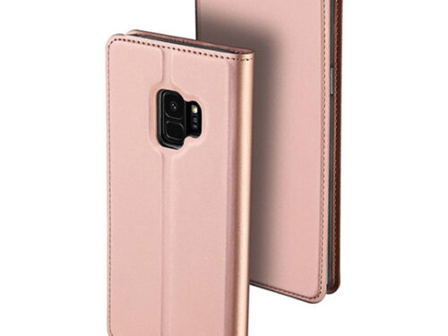 Θηκη Book DD Skin Pro Για Samsung Galaxy S9+ Ροζ Χρυσο