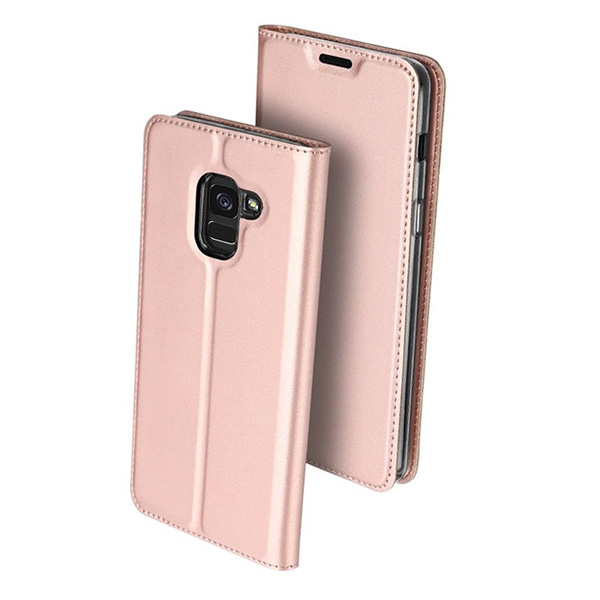 Θηκη Book DD Skin Pro Για Samsung J600 Galaxy J6 2018 Ροζ Χρυσό