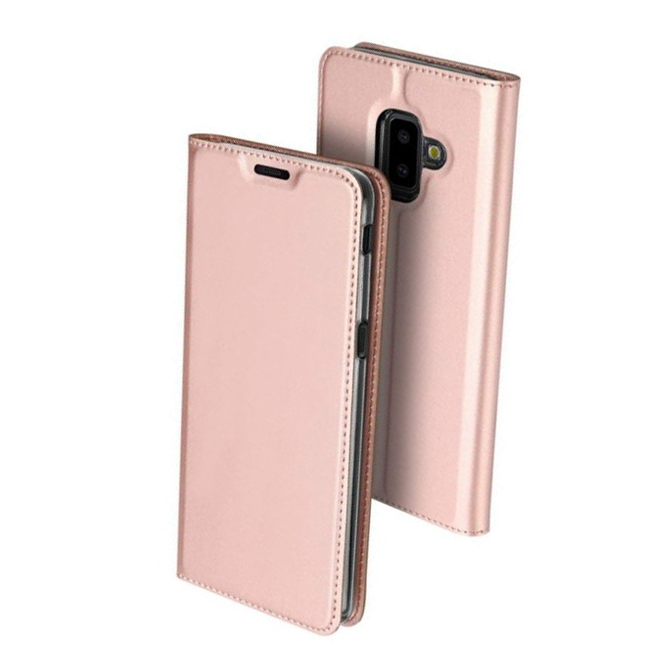 Θηκη Book DD Skin Pro Για Samsung J610 Galaxy J6+ 2018 Ροζ - Χρυ