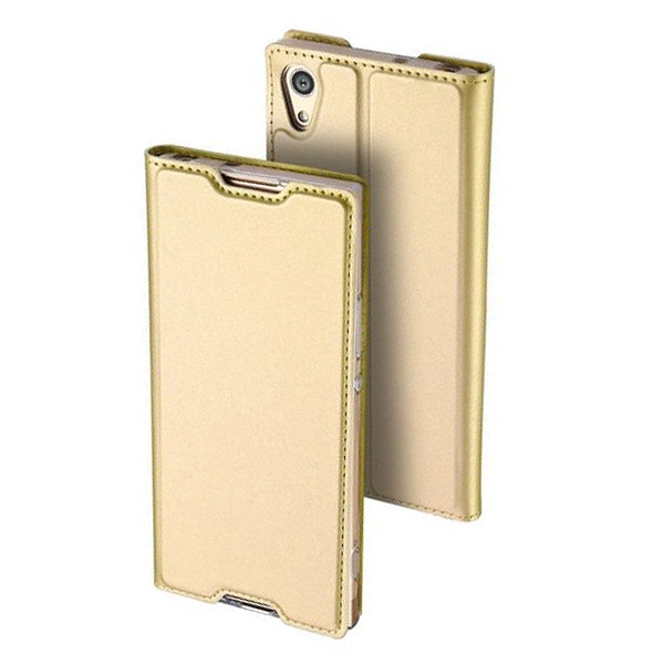 Θηκη Book DD Skin Pro Για Sony XA1 Χρυσο Θηκη Book DD Skin Pro Για Sony XA1 Χρυσο