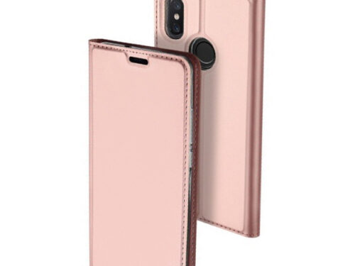 Θηκη Book DD Skin Pro Για Xiaomi Mi 8 Ροζ Χρυσο