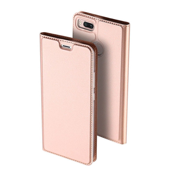 Θηκη Book DD Skin Pro Για Xiaomi Mi A1 Ροζ Χρυσο Θηκη Book DD Skin Pro Για Xiaomi Mi A1 Ροζ Χρυσο