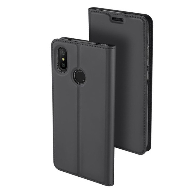 Θηκη Book DD Skin Pro Για Xiaomi Mi A2 Lite / Redmi 6P Ανθρακι