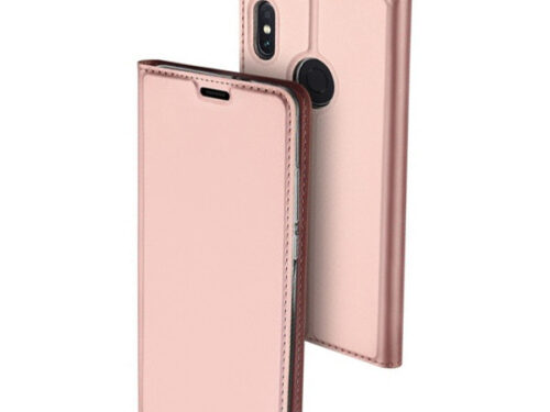 Θηκη Book DD Skin Pro Για Xiaomi Mi A2 Ροζ Χρυσο