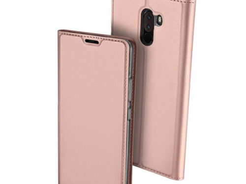 Θηκη Book DD Skin Pro Για Xiaomi Pocophone F1 Ροζ Χρυσο