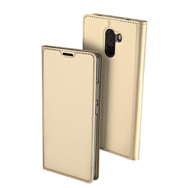 Θηκη Book DD Skin Pro Για Xiaomi Pocophone F1 Χρυσο