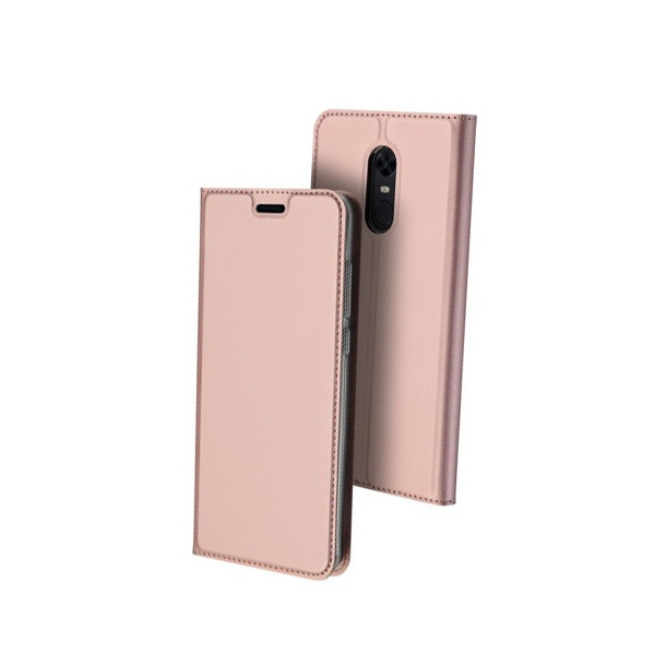Θηκη Book DD Skin Pro Για Xiaomi Redmi 5+ Ροζ Χρυσο