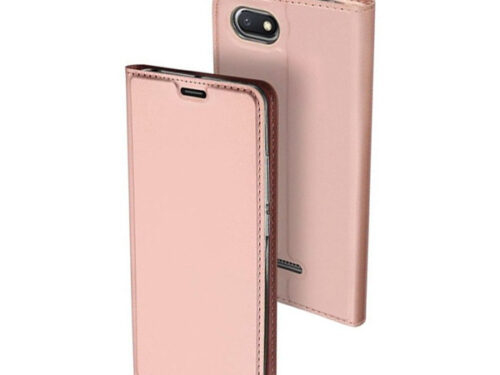 Θηκη Book DD Skin Pro Για Xiaomi Redmi 6A Ροζ Χρυση