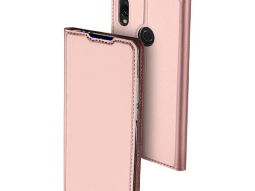 Θηκη Book DD Skin Pro Για Xiaomi Redmi 7 Ροζ Χρυση