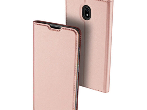 Θηκη Book DD Skin Pro Για Xiaomi Redmi 8A Ροζ Χρυση