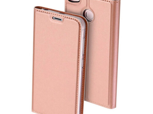 Θηκη Book DD Skin Pro Για Xiaomi Redmi Note 5A Prime Ροζ Χρυση