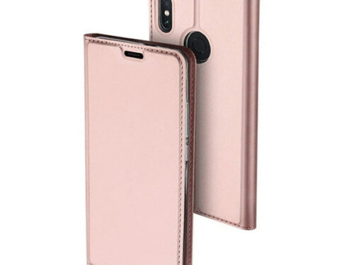 Θηκη Book DD Skin Pro Για Xiaomi Redmi Note 6/Note 6 Pro Ροζ Χρυση