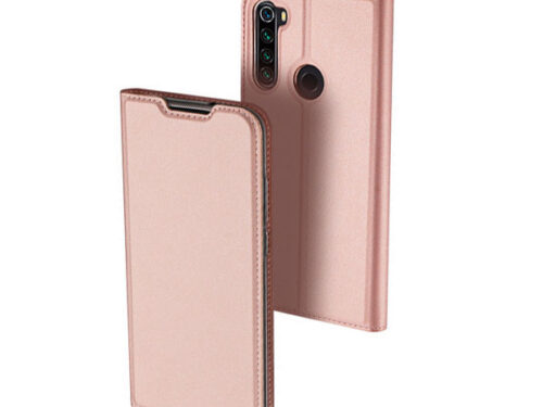 Θηκη Book DD Skin Pro Για Xiaomi Redmi Note 8T Ροζ Χρυση