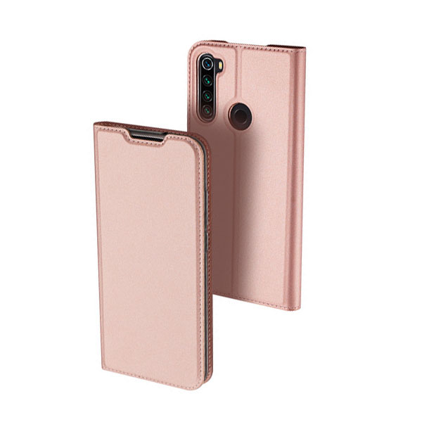 Θηκη Book DD Skin Pro Για Xiaomi Redmi Note 8T Ροζ Χρυση