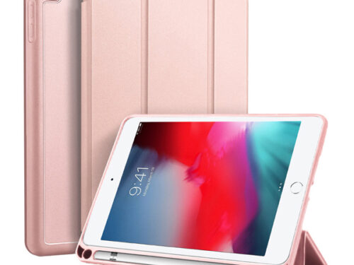 Θηκη Book Tablet DD Osom Για Apple Ipad Mini 4 / 5 Ροζ Χρυση