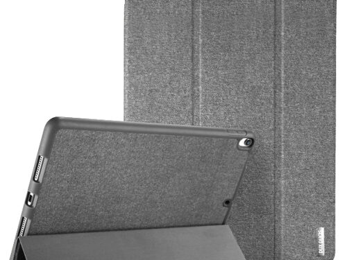 Θηκη Book Tablet DD Skin Pro Για Apple Ipad Pro 10.5 / Ipad Air 3 2019 Γκρι Υφασμα