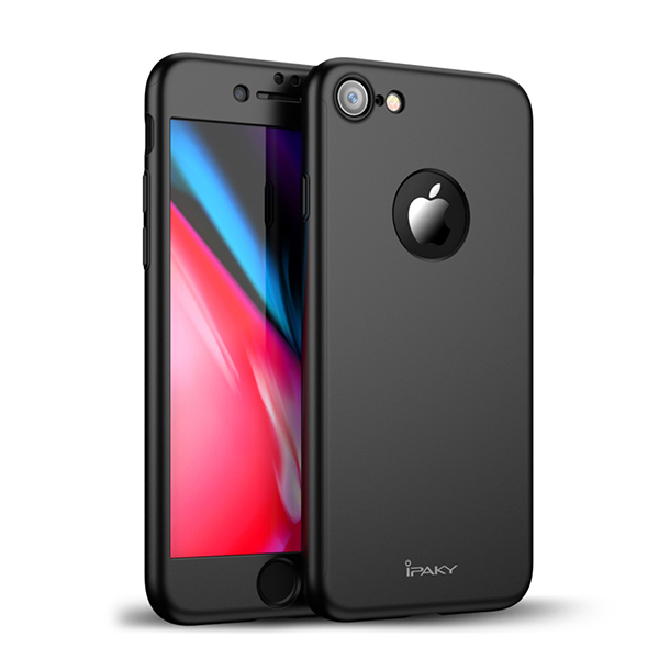 Θηκη IPAKY Classic 360° για Apple iPhone 8+ Μαυρη & Προστατευτικο Τζαμι Θηκη IPAKY Classic 360° για Apple iPhone 8+ Μαυρη & Προστατευτικο Τζαμι