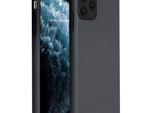 Θηκη Liquid Silicone για Apple iPhone 11 Pro Max Μαυρη