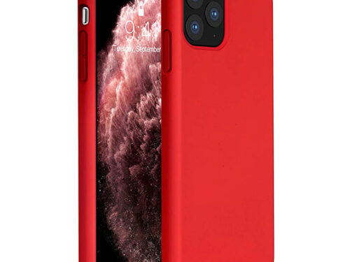 Θηκη Liquid Silicone για Apple iPhone 11 Pro Κοκκινη