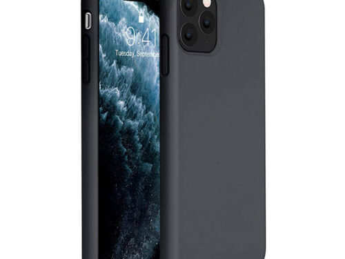 Θηκη Liquid Silicone για Apple iPhone 11 Pro Μαυρη