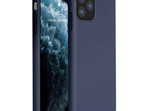 Θηκη Liquid Silicone για Apple iPhone 11 Pro Σκουρο Μπλε