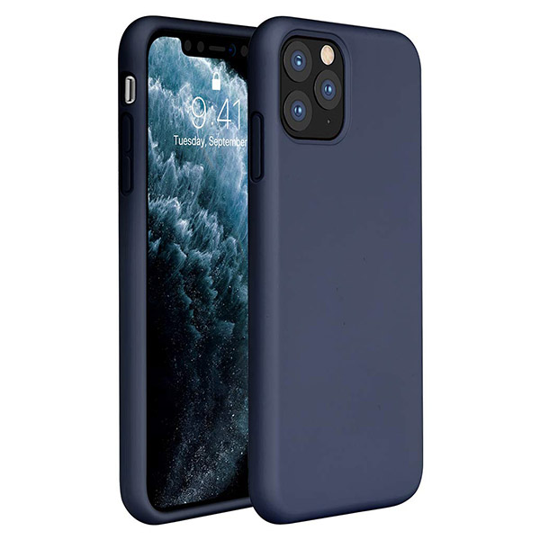 Θηκη Liquid Silicone για Apple iPhone 11 Pro Σκουρο Μπλε