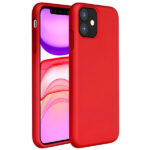 Θηκη Liquid Silicone για Apple iPhone 11 Κοκκινη