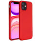 Θηκη Liquid Silicone για Apple iPhone 11 Κοκκινη