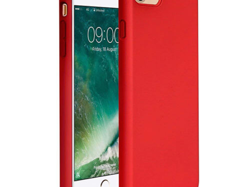 Θηκη Liquid Silicone για Apple iPhone 7+/8+ Κοκκινη