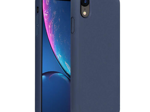 Θηκη Liquid Silicone για Apple iPhone XR Σκουρο Μπλε