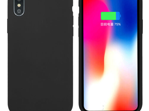 Θηκη Liquid Silicone για Apple iPhone X/Xs Μαυρη