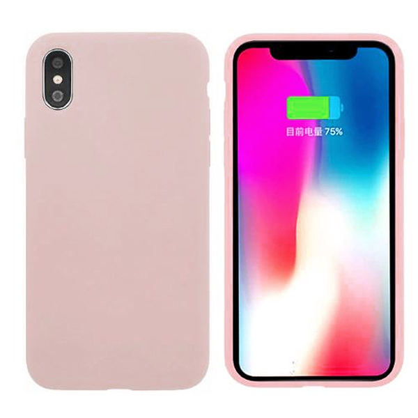 Θηκη Liquid Silicone για Apple iPhone X/Xs Ροζ